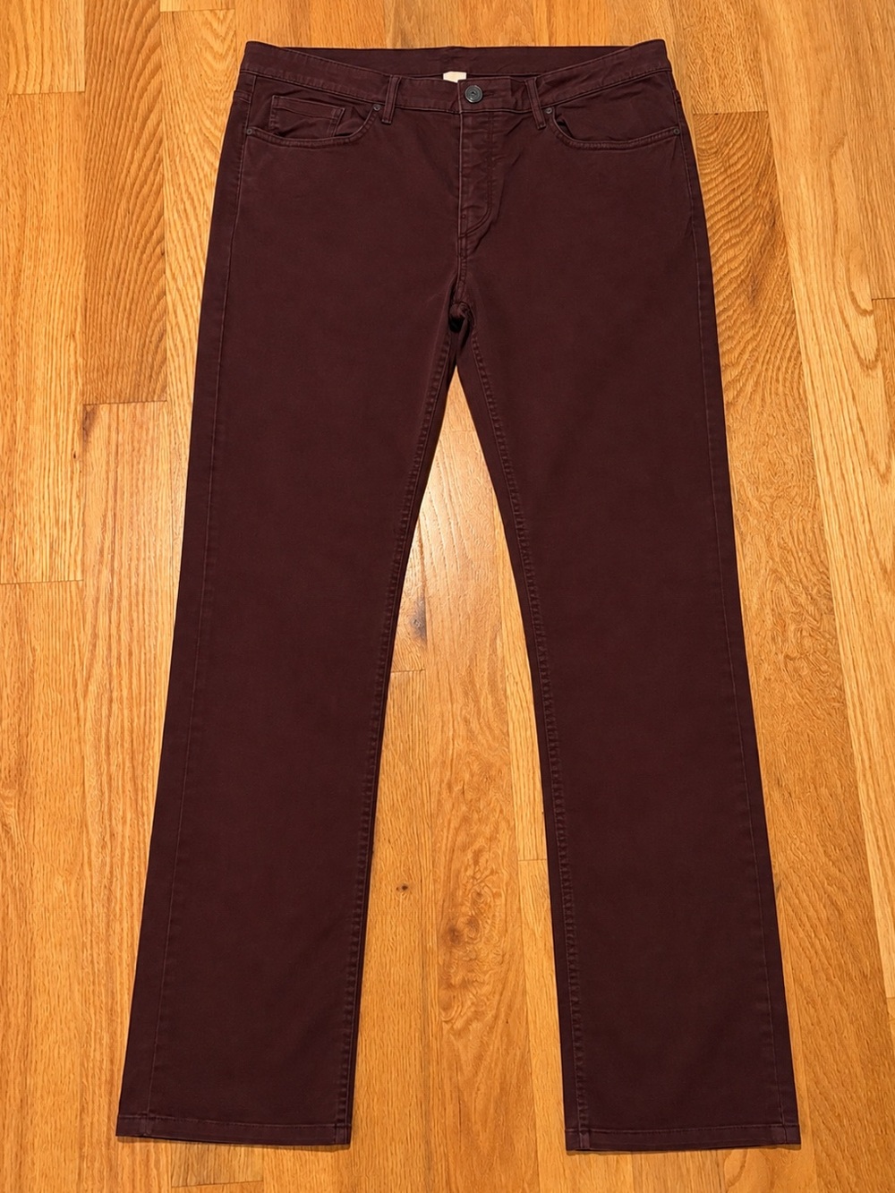 Burberry Maroon Chino Jean Hybrid Pants